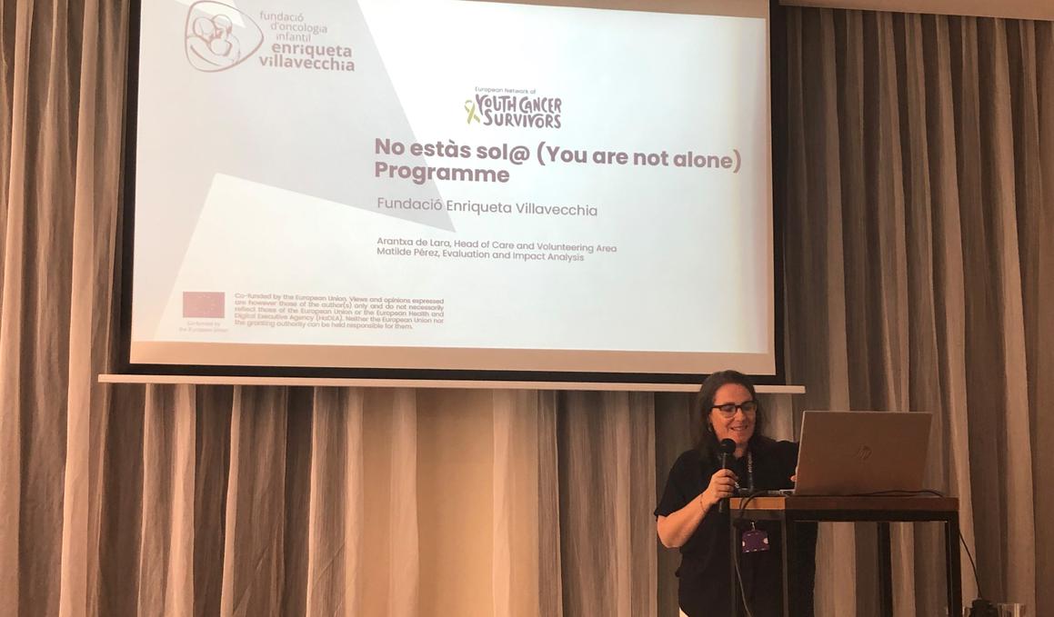 La Matilde Pérez explica el programa No Estàs Sol de la Fundació