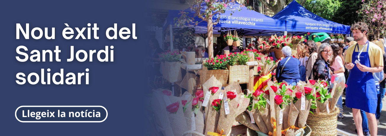Banner recaptació Sant Jordi