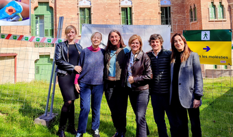 Representants de la Fundació Villavecchia i de l'Asociación Anita