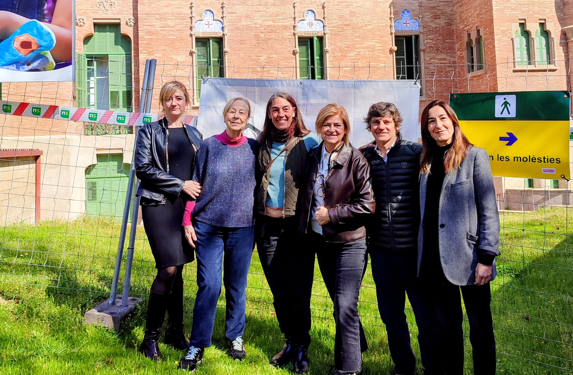 Representants de la Fundació Villavecchia i de l'Asociación Anita