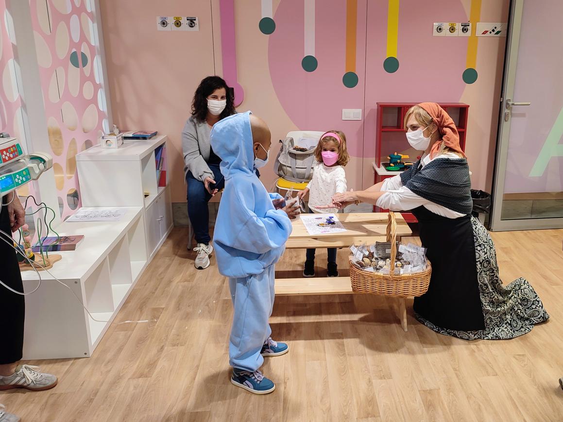 La Castanyera ha passat per l'Hospital de Dia de Pediatria