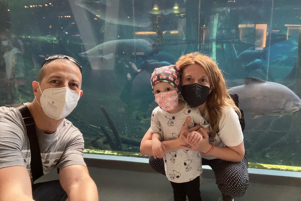 La familia de Leire pudo visitar el CosmoCaixa de Barcelona