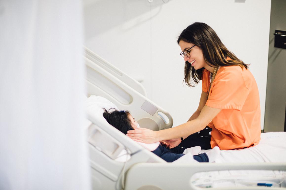 María es enfermera de cuidados paliativos pediátricos en Sant Pau