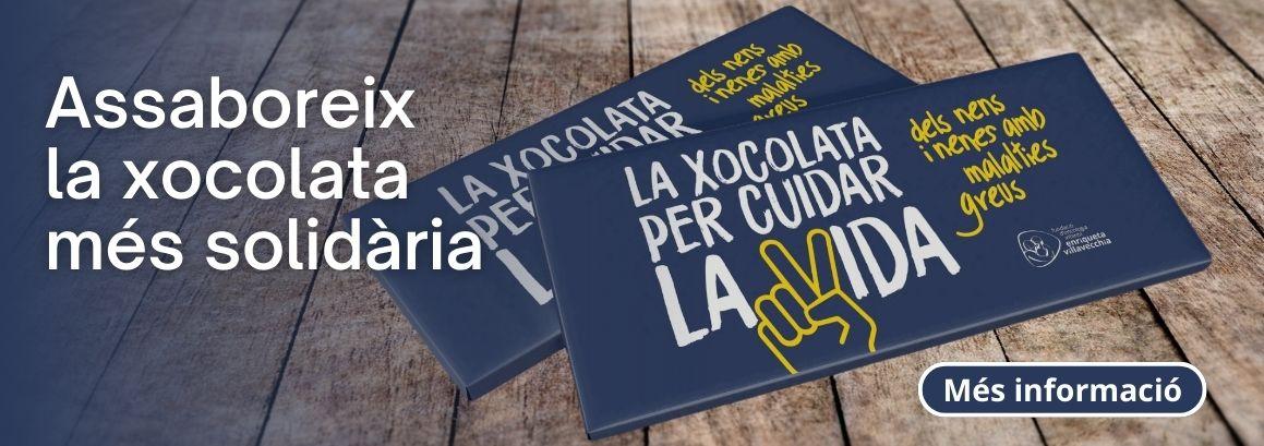 Banner Xocolata solidària Fundació Villavecchia