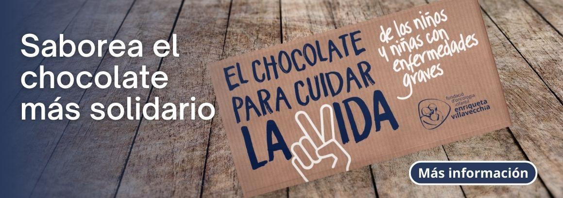 Banner Chocolate solidario Fundación Villavecchia