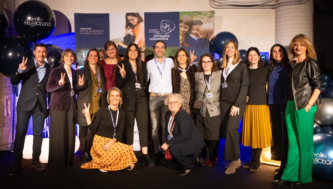 Equipo técnico de la Fundación Villavecchia en la Cena Solidaria 2023