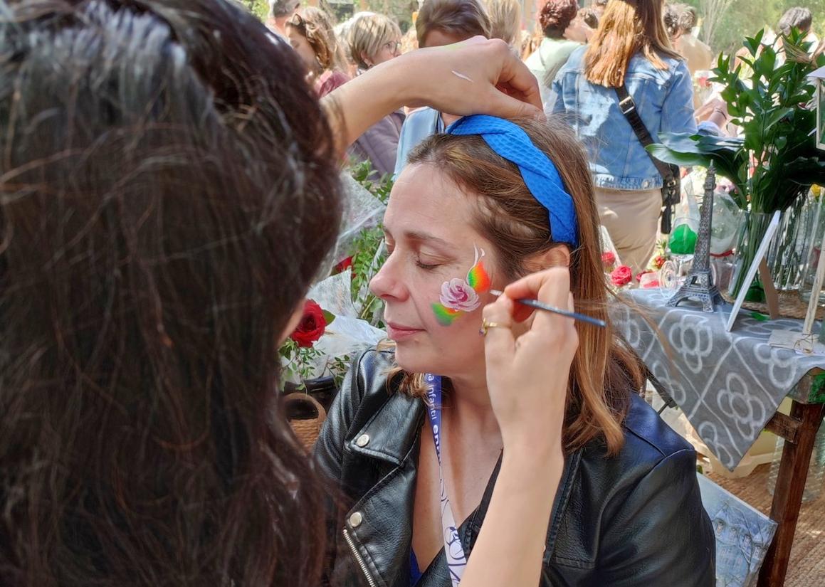 Vam pintar cares a petits i grans amb La Princesa de Trapo