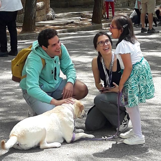 Actividad con la colaboración del Centro de Terapias Asistidas con Canes (CTAC).