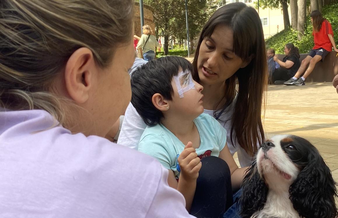 Teràpia amb gossos, dins el programa NESI