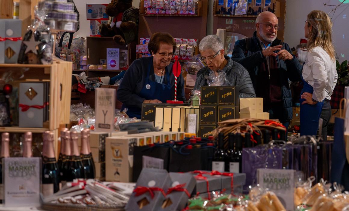 En el Christmas Market Solidario es posible encontrar una gran variedad de productos