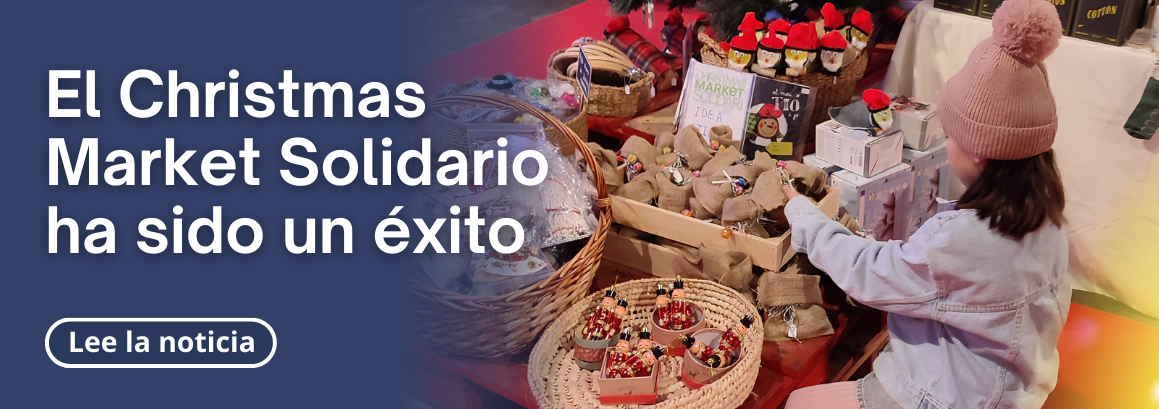 Banner Christmas Market éxito