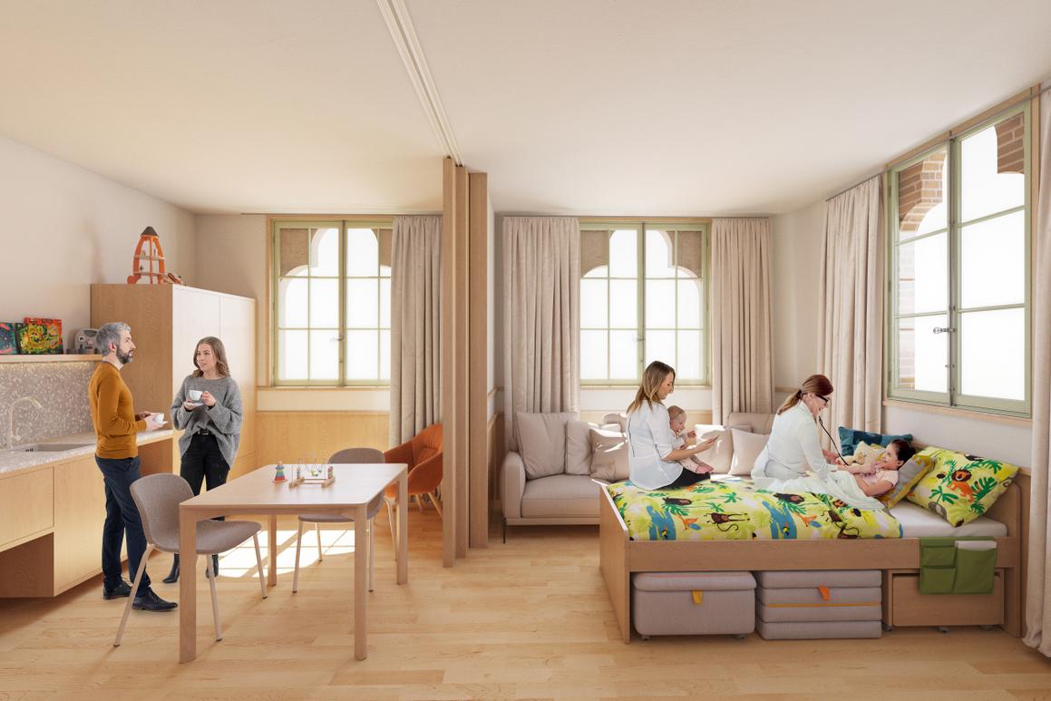 El centro tendrá dos apartamentos familiares de final de vida.